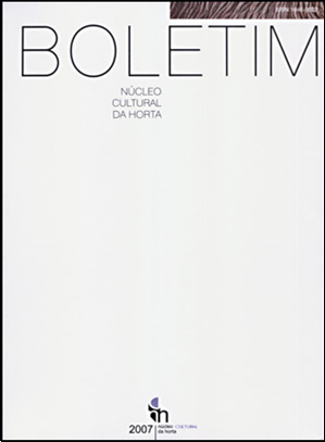 BOLETIM 2007 (Nº16) DO NÚCLEO CULTURAL DA HORTA