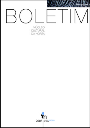 BOLETIM 2008 (Nº17) DO NÚCLEO CULTURAL DA HORTA
